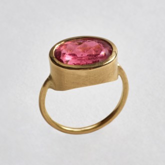 Anel Cores G Turmalina Rosa 