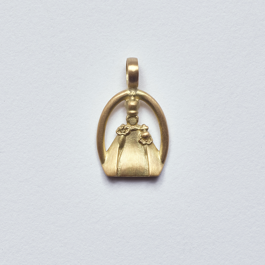 Pingente Menino Jesus de Praga Oval P